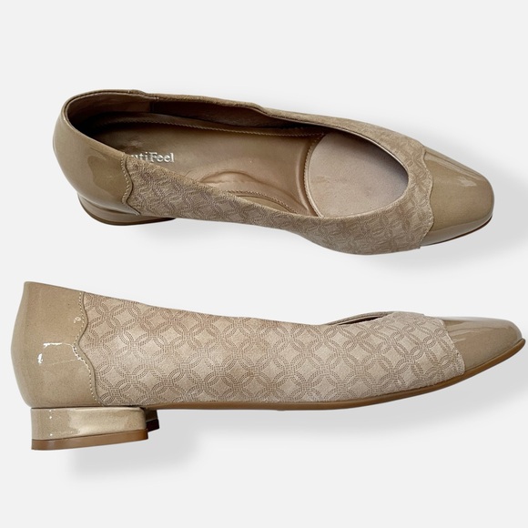 BeautiFeel Myla Champagne Circle Art Ballet Flats — EU 41 (US 10) - Picture 3 of 12